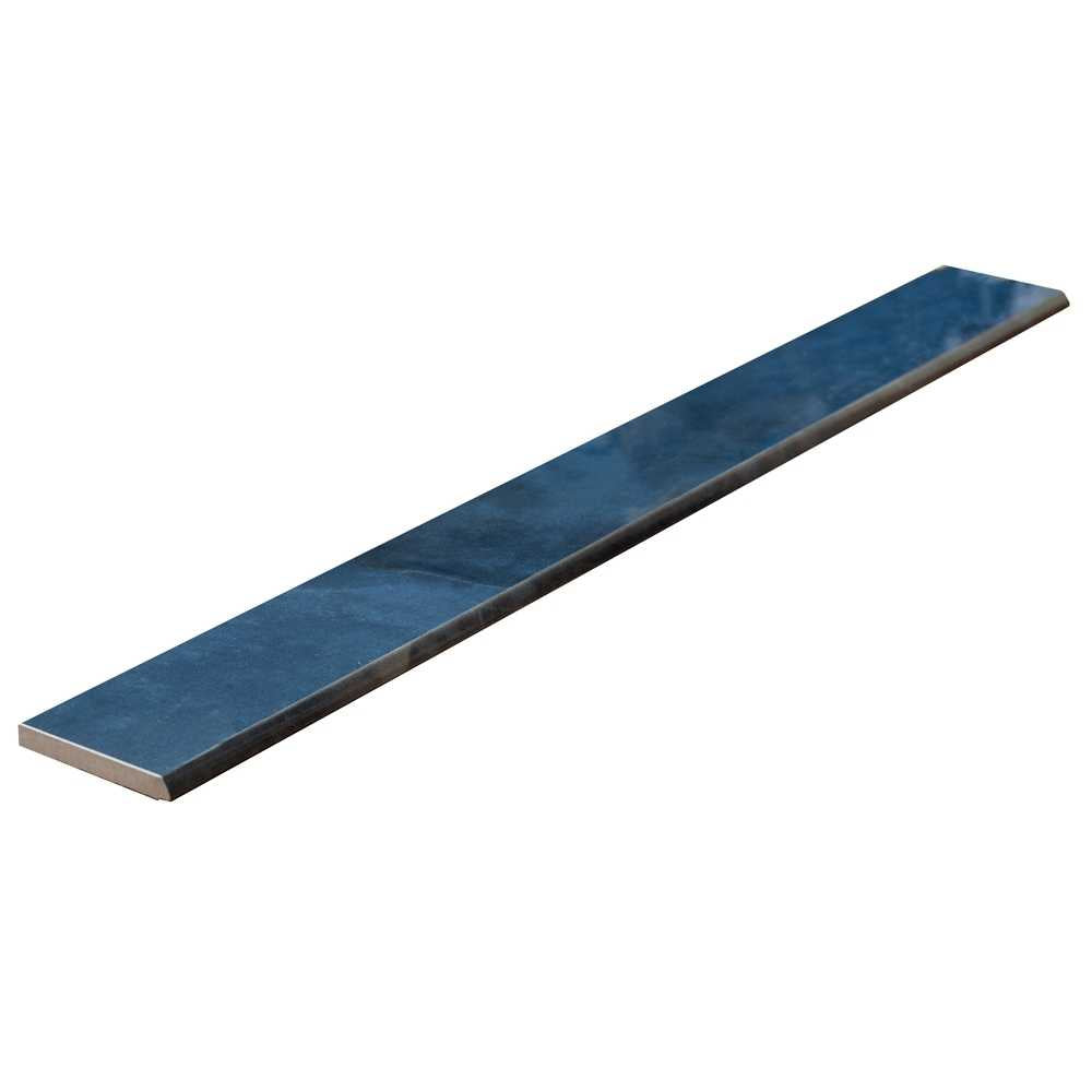 Onice Ocean Blue 3x24 Polished Bullnose – porcelain tile, ocean blue polished (3 of 3)