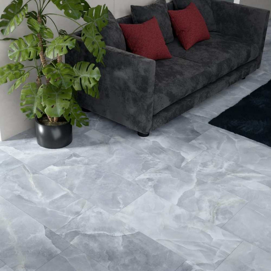 Onice Silver Gray 12x24 Matte Porcelain