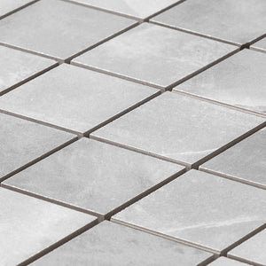 Onice Silver Gray 2x2 Mosaic Matte – porcelain mosaic, silver gray matte (2 of 3)