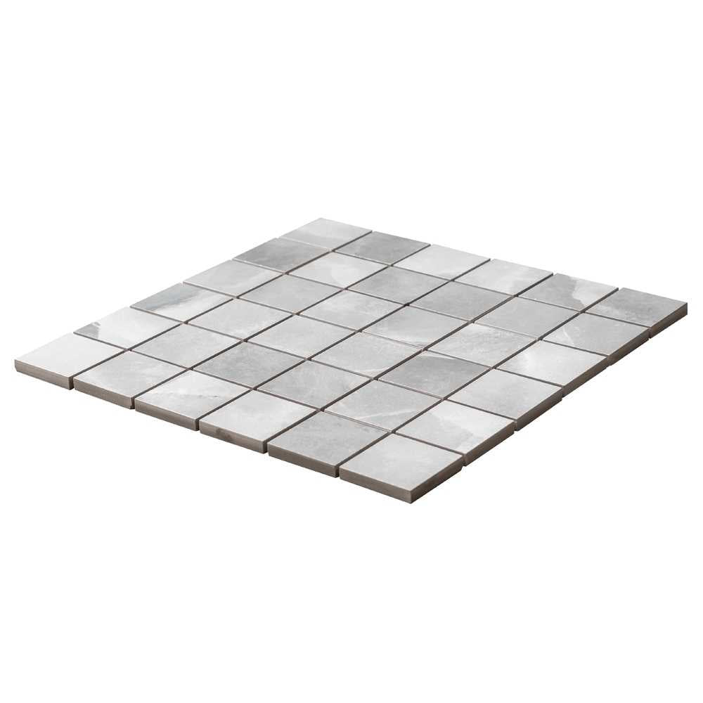 Onice Silver Gray 2x2 Mosaic Matte – porcelain mosaic, silver gray matte (3 of 3)