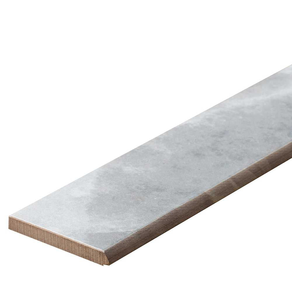 Onice Silver Gray 3x24 Matte Bullnose – porcelain tile, silver gray matte (1 of 3)