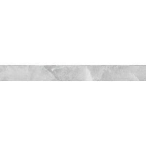 Onice Silver Gray 3x24 Matte Bullnose – porcelain tile, silver gray matte (2 of 3)