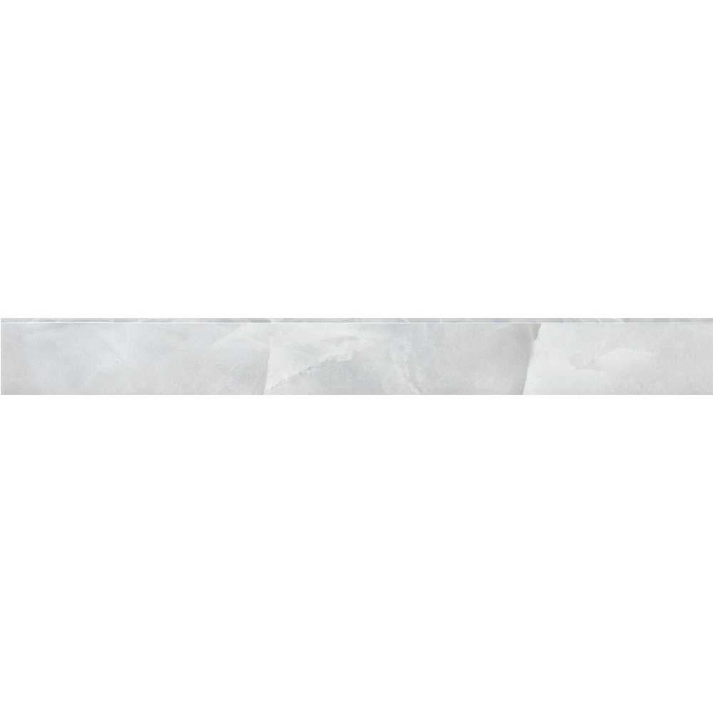 Onice Silver Gray 3x24 Polished Bullnose – porcelain tile, silver gray polished (2 of 3)