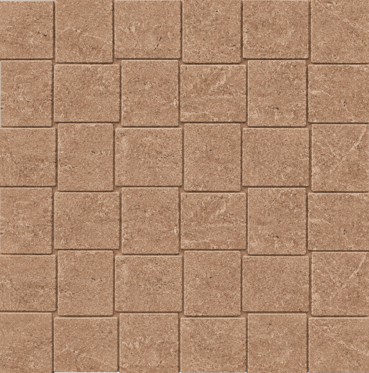 Palermo Visone 2x2 Mosaic Matte mosaic, brown matte (1 of 1)