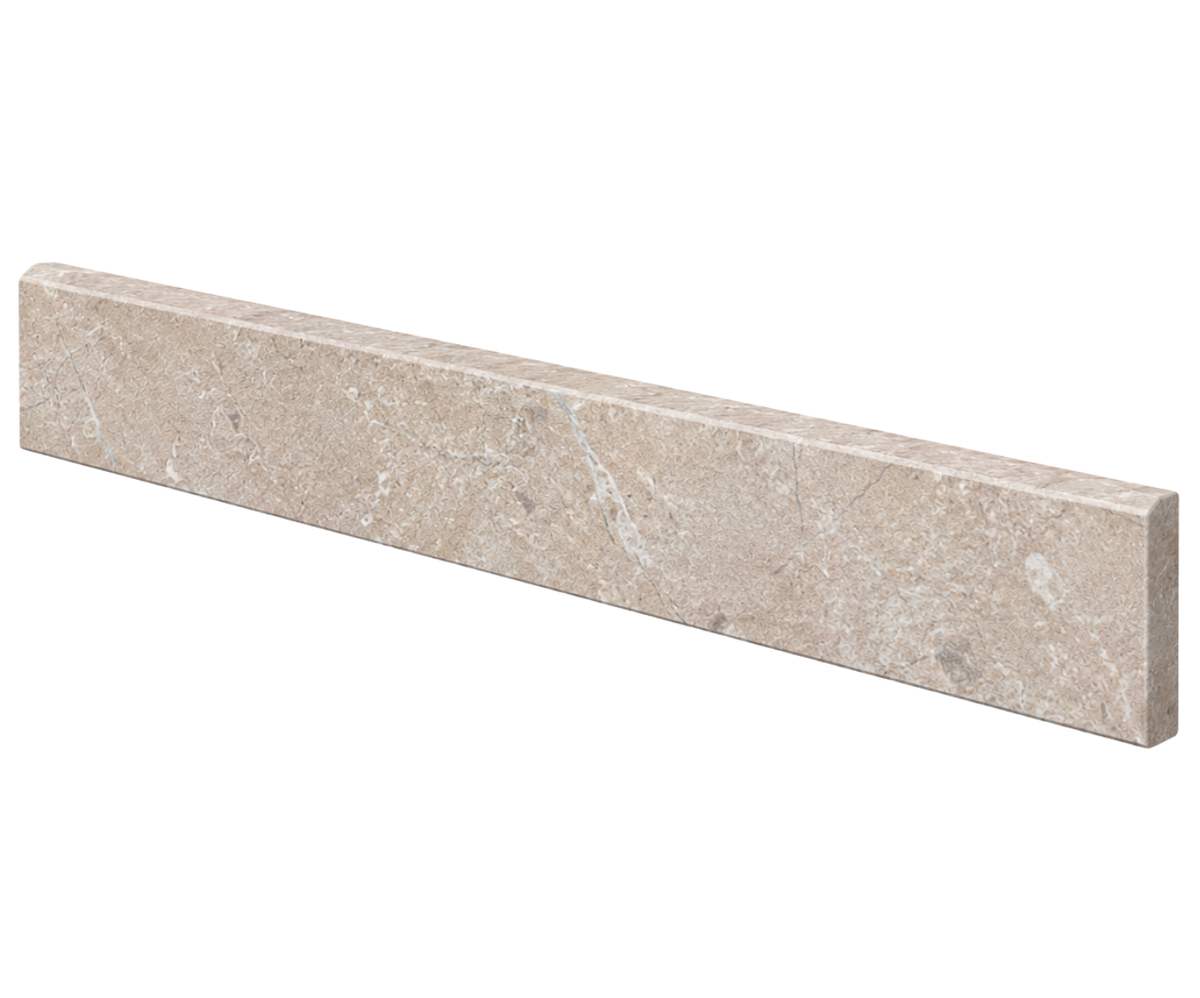 Palermo Beige 3x24 Matte Bullnose – porcelain tile, beige matte (2 of 3)