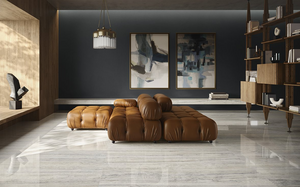 Perseo Pearl 24x48 Polished Porcelain tile sample