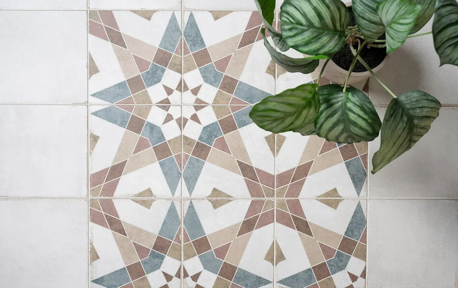 Riad Marrakech 8x8 Matte Porcelain