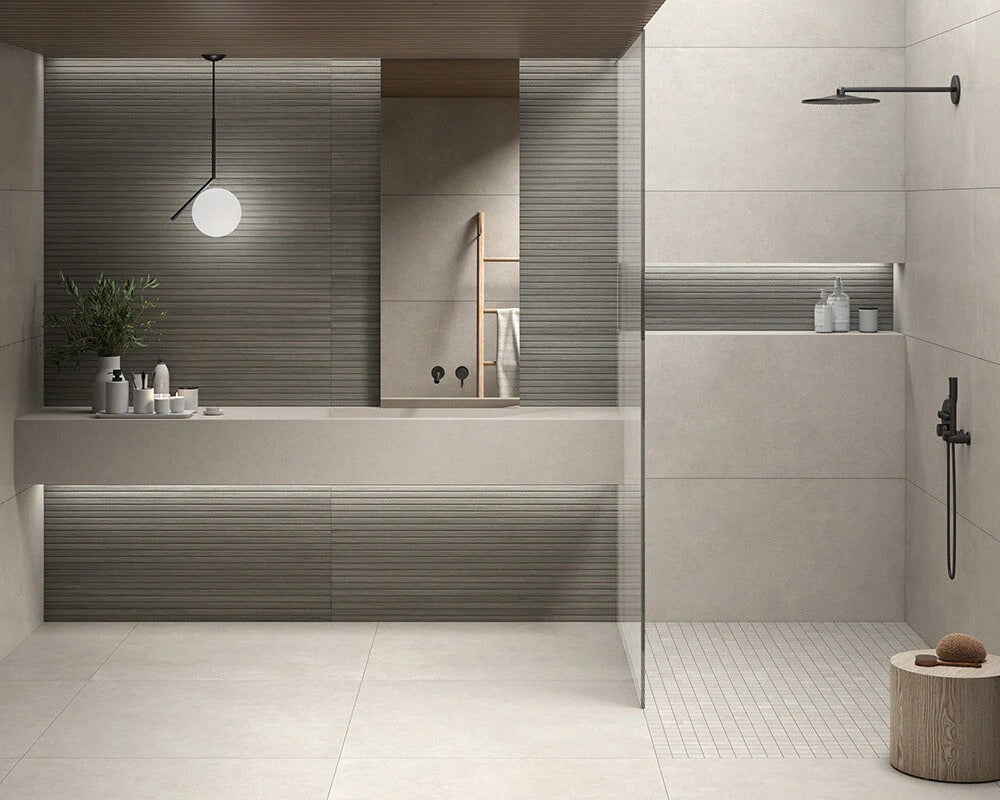 Ribbon Grey 24X48 Matte Porcelain