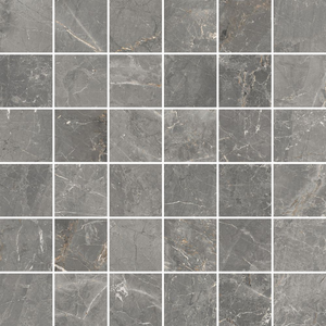 Silvia Silver 2X2 Mosaic Matte tile sample