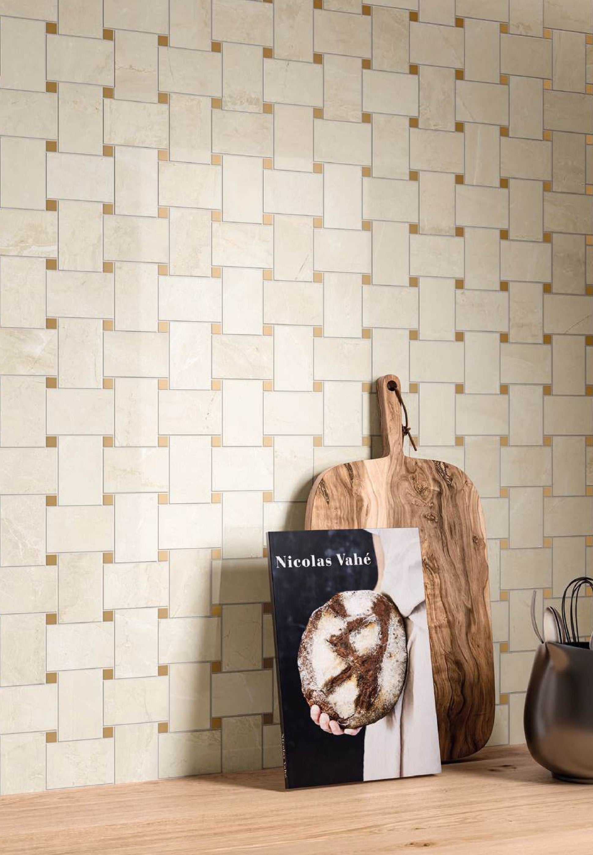 Silvia Ivory Basketweave Polished