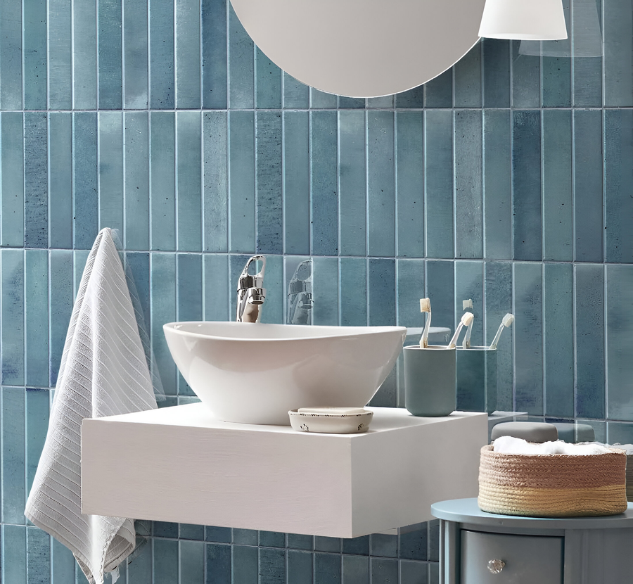 Cozy Sky 3X10 Glossy Porcelain