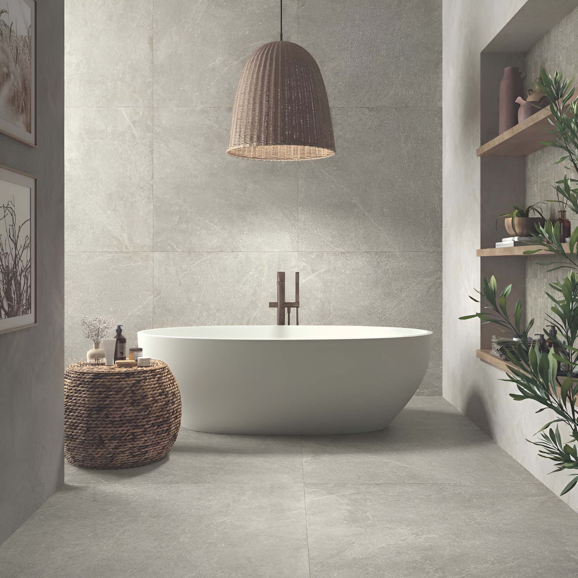 Antico Smoke 40X40 Matte