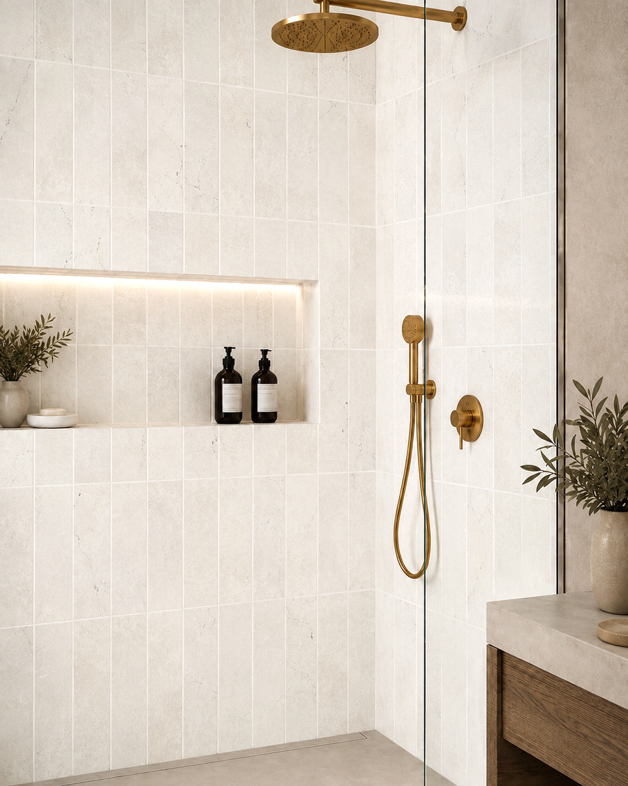 Spanish Snow 3x10 Glossy Tile