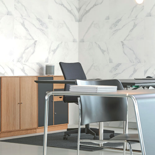 Venado Extra White 12x24 Porcelain tile sample