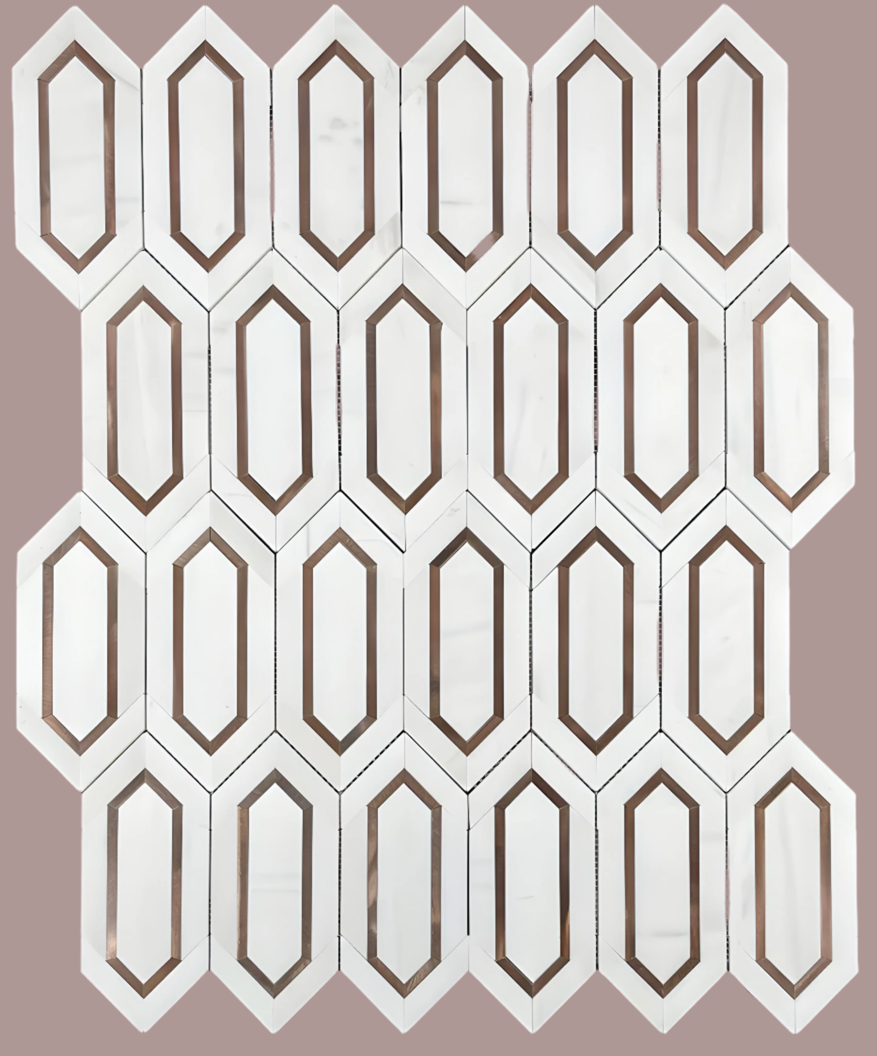 Picket Dolomite & Copper Mosaic