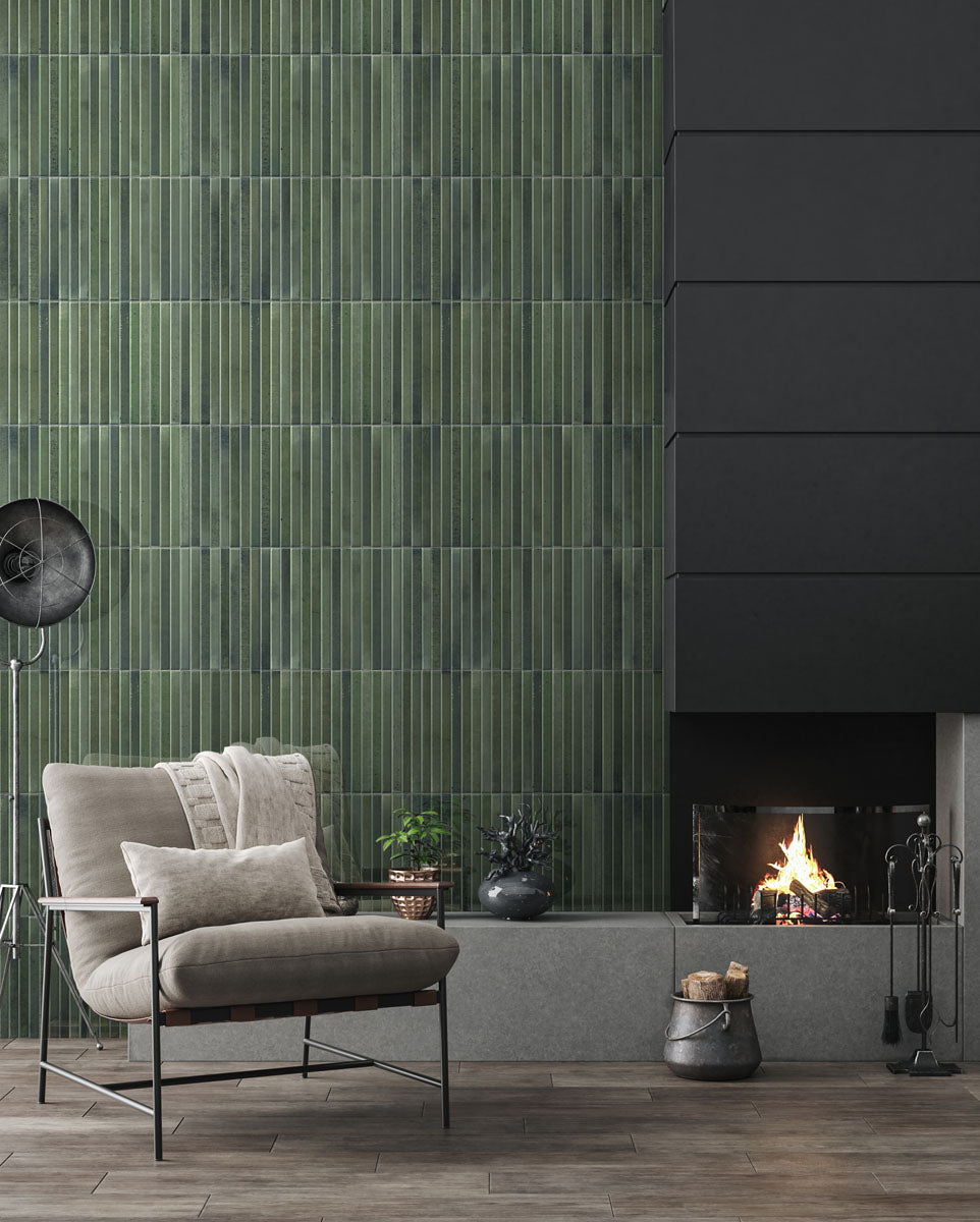 Cozy Forest 5x10 Polished Porcelain – porcelain tile, green polished (2 of 2)