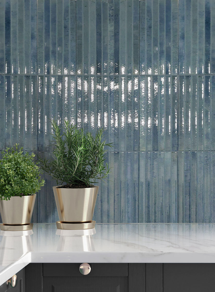 Cozy Sky 5x10 Polished Porcelain – porcelain tile, blue polished (2 of 2)
