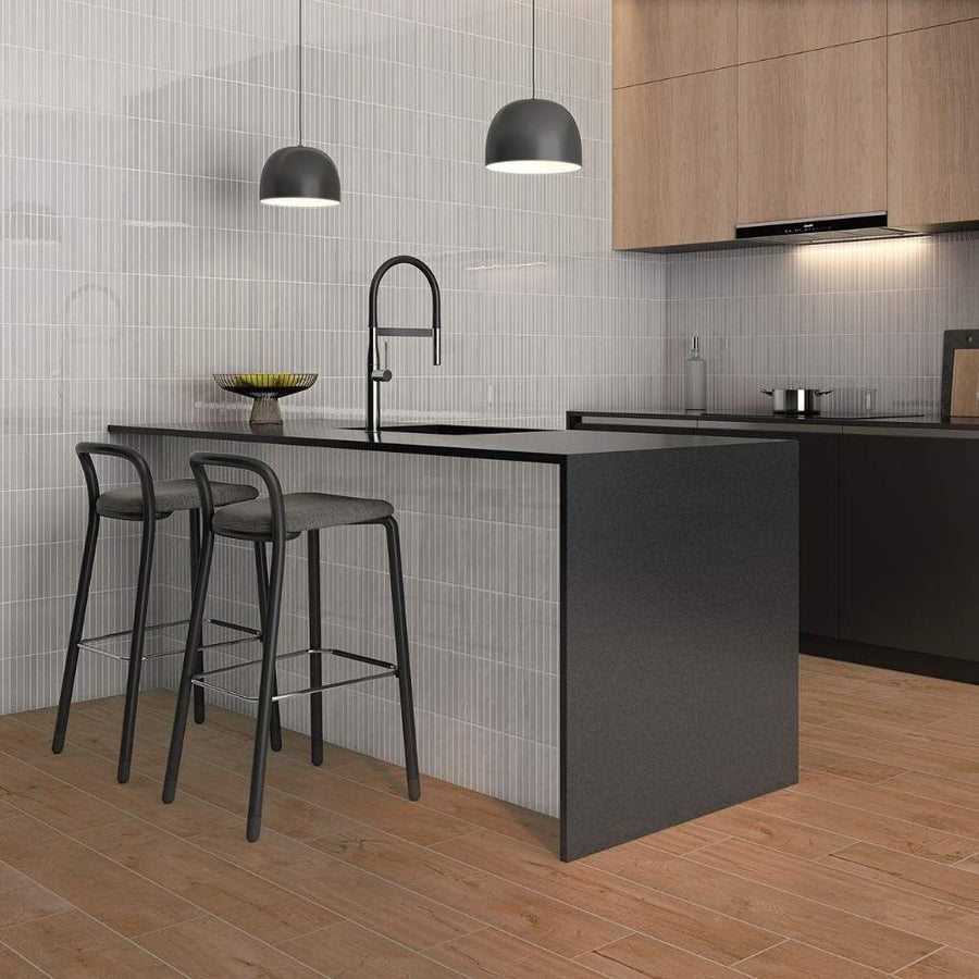 Ibiza Ash 14x14 Glossy Ceramic