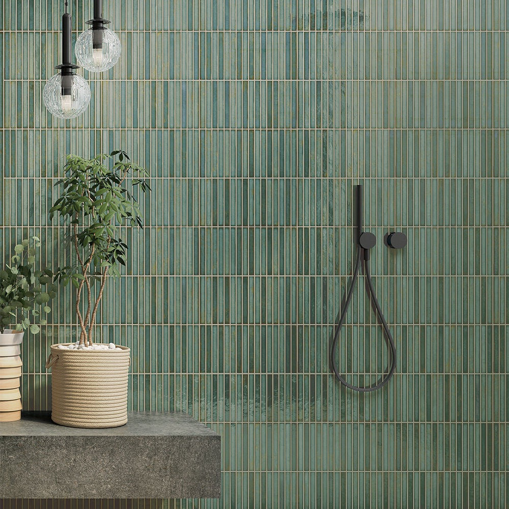 Ibiza Emerald 14x14 Glossy Ceramic – ceramic tile, emerald glossy (3 of 3)