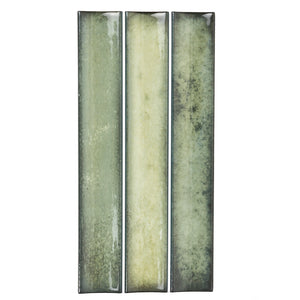 Kanji Fluted Sage 4.5x9 Glossy Porcelain – porcelain tile, sage green glossy (1 of 4)