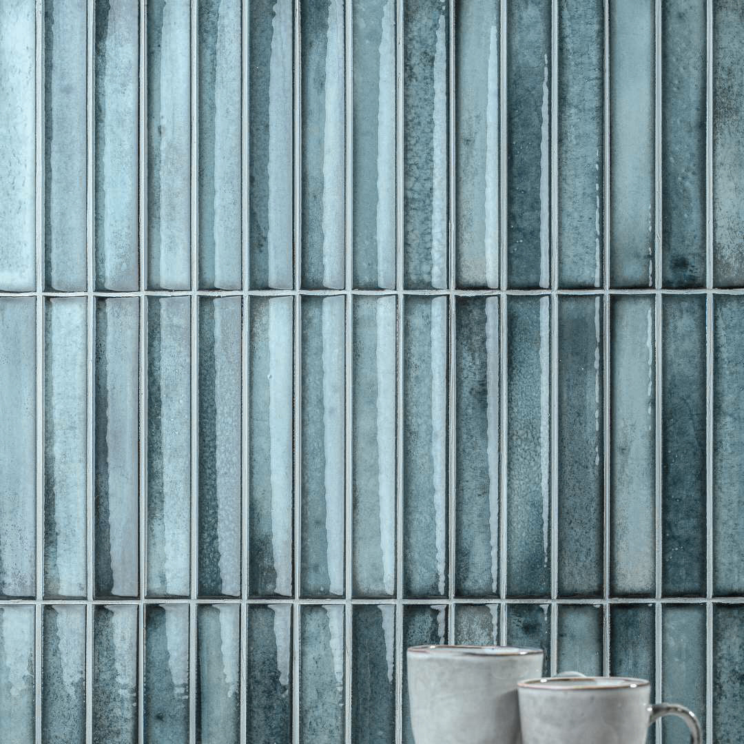 Kanji Fluted Sea Blue 4.5x9 Glossy Porcelain – porcelain tile, sea blue glossy (2 of 4)