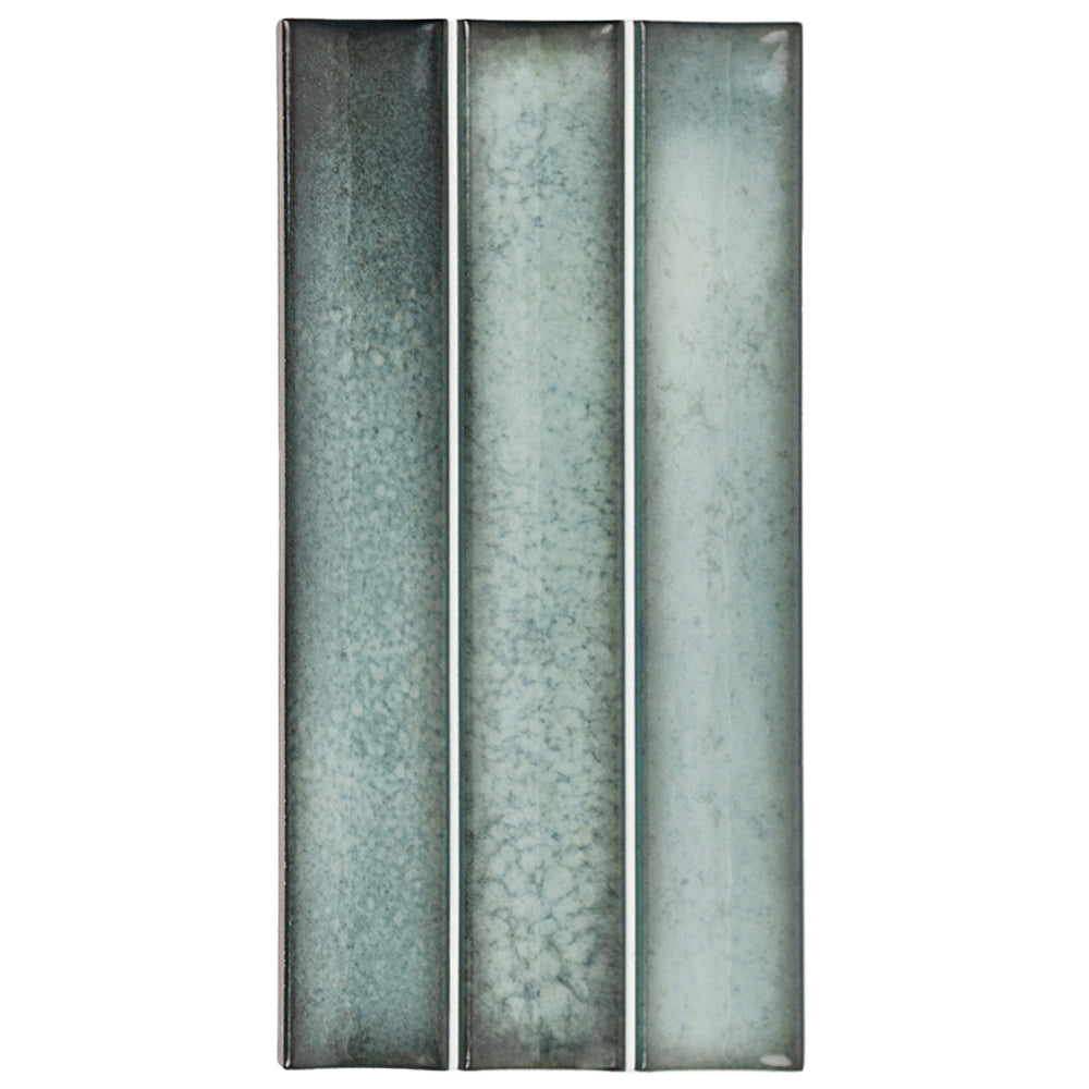 Kanji Fluted Winter Blue 4.5x9 Glossy Porcelain – porcelain tile, winter blue glossy (1 of 4)