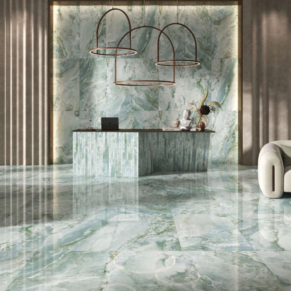 Glamur Onice Jade  24x48  Porcelain Matte