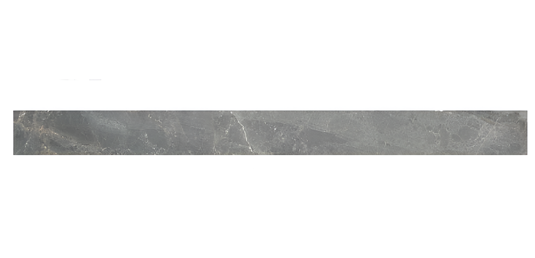 Silvia Silver 2x24 Polished Bullnose