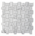Basketweave Carrara Thassos Dot