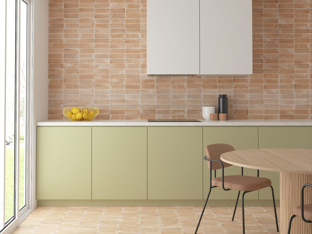 Seiki Nude 2x8  Stripe tile sample