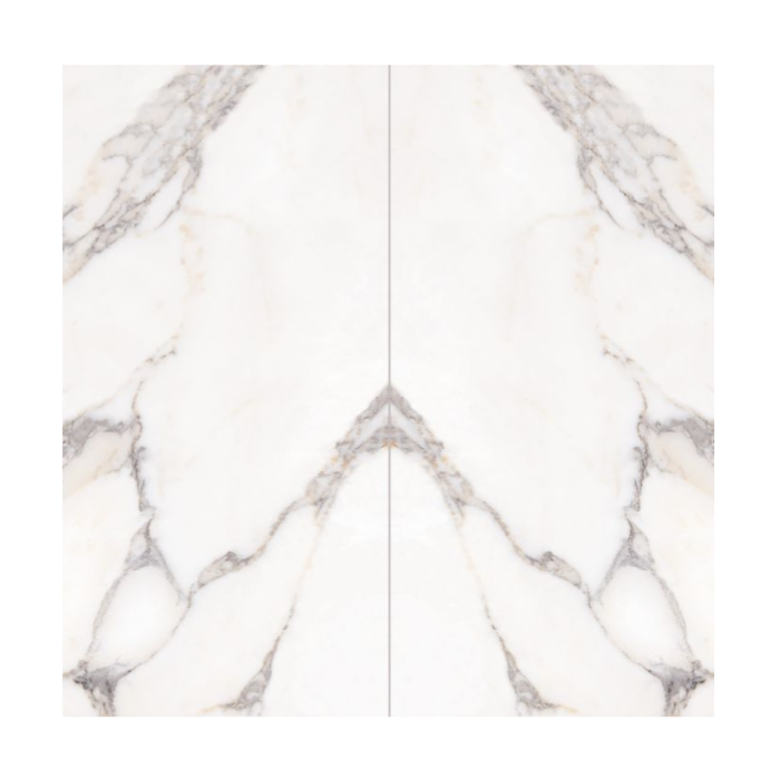 Refrazione Opera White Book A 24x48 Polished tile sample