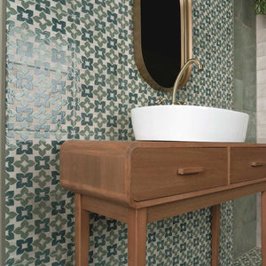 Spirit Green 8x8 Polished Porcelain Tile