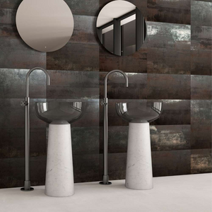 Cortes Black 12x24 Porcelain Matte tile sample