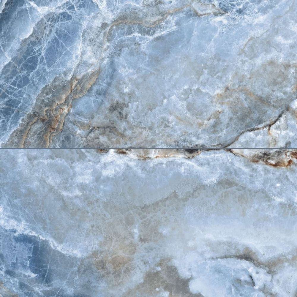 Glamur Onice Azuro 24X48  Porcelain Polished