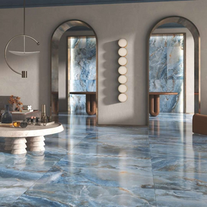 Glamur Onice Azuro 24X48  Porcelain Polished tile sample