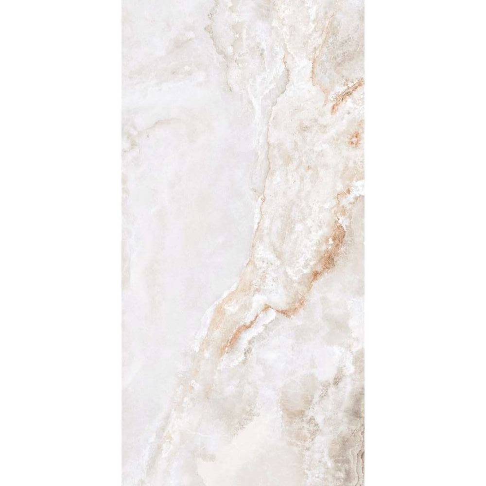 Glamur Onice  Bianco 24"x48"  Porcelain Matte