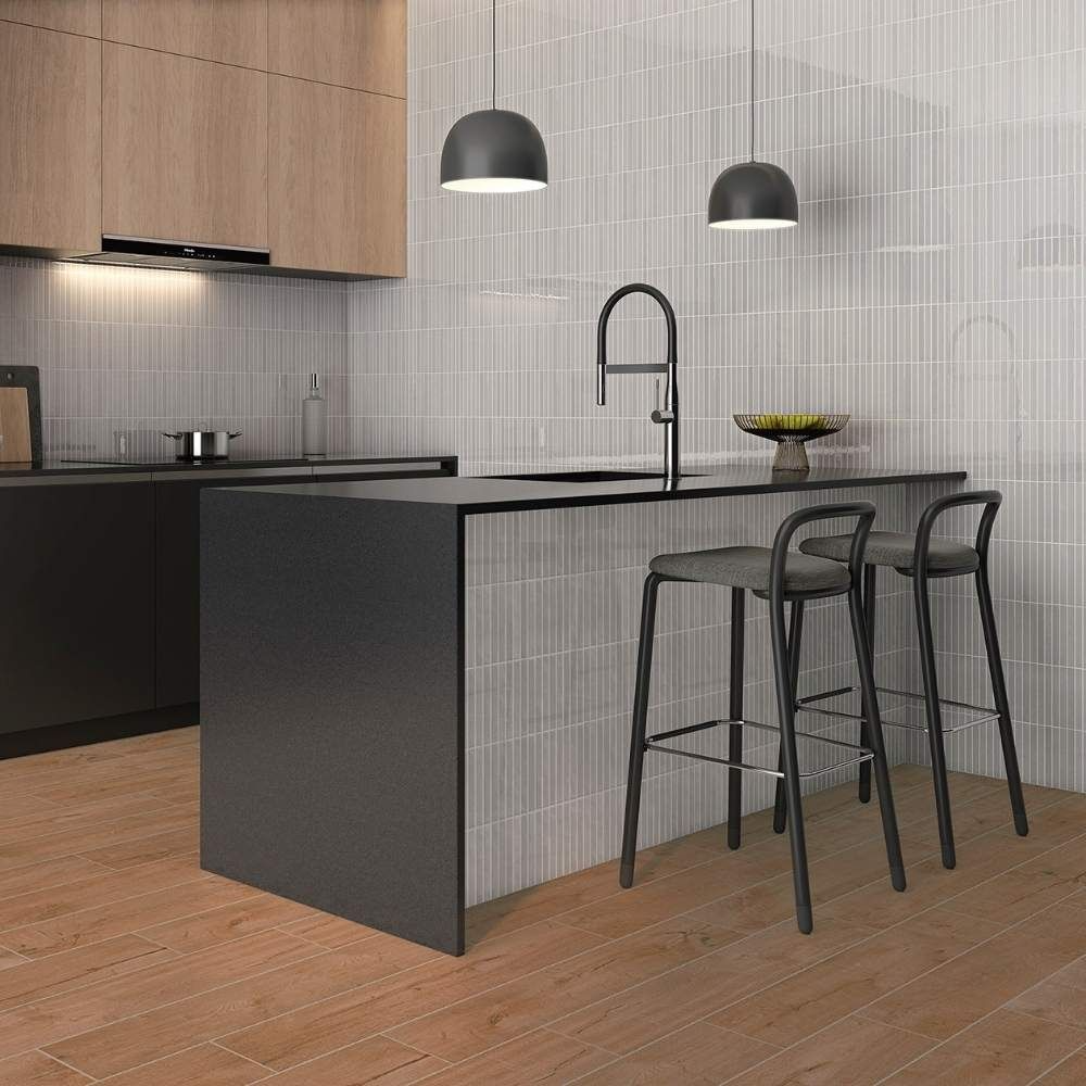 Krom Ash 14x14  Ceramic Glossy