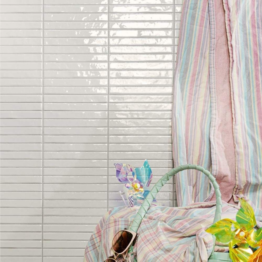 Krom Ecru White  14x14 Ceramic Glossy