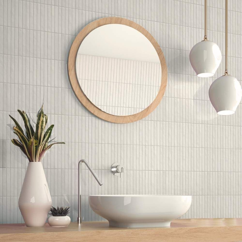 Krom Ecru White  14x14 Ceramic Glossy