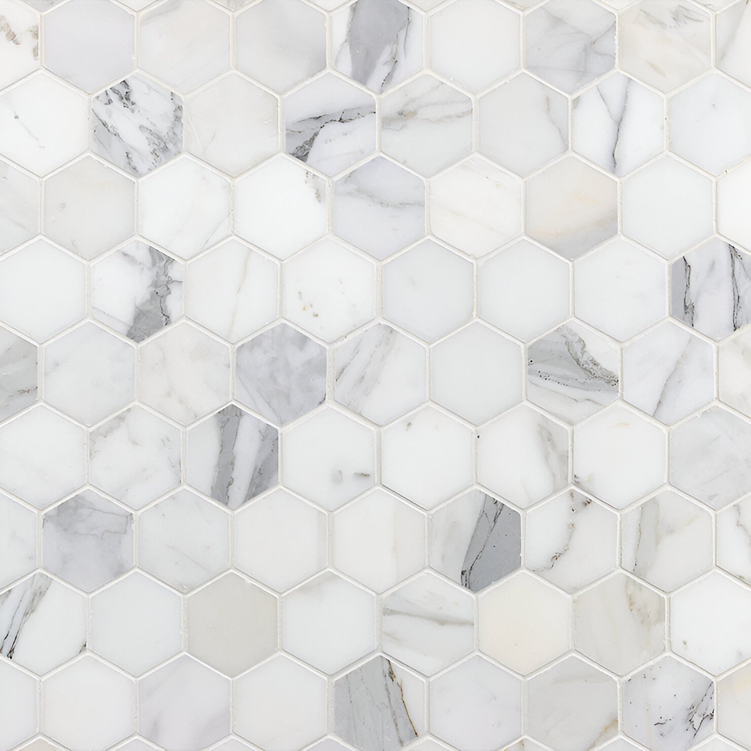 Calacatta Gold Hexagon 2×2 Honed